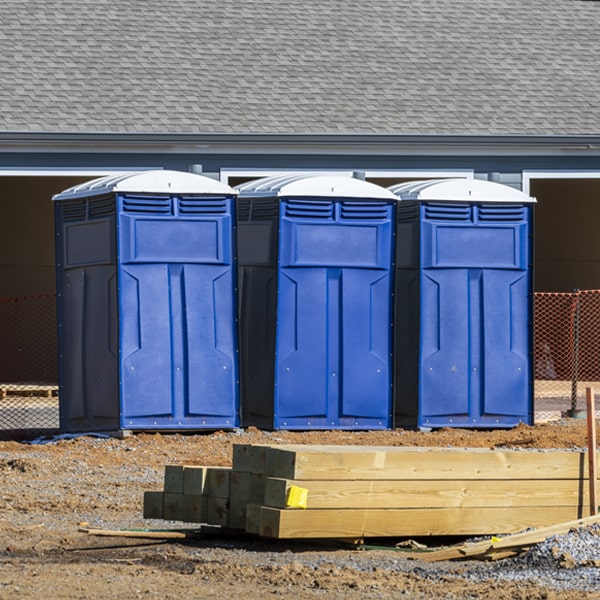how can i report damages or issues with the porta potties during my rental period in Tappahannock